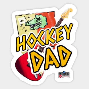 Hockey DAD Band Sticker